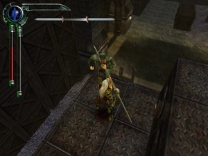 D.B.Sword Moves - Grabs - 'Open' onto Chest