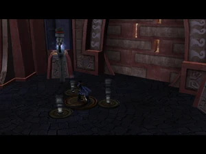 Cutscenes: First Air plinth and Cracked door