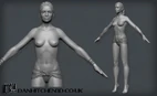 Jael High Poly Naked