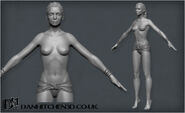 "Jael High Poly Naked" (Jael)