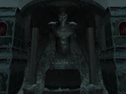 The Kain-like sculpture