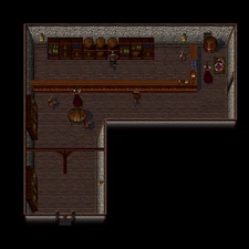 The interior of the Lion's Head Pub