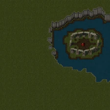 The stone circle at the Lake of the Dead