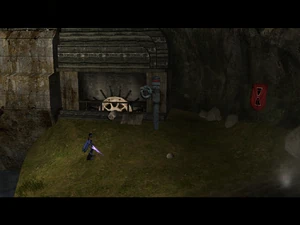 Raziel's first encounter with a checkpoint