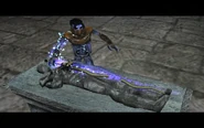 Raziel heals the Soul Reaver at William's chapel (SR2).