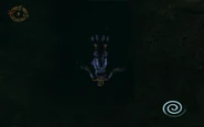 Raziel diving underwater (SR2)