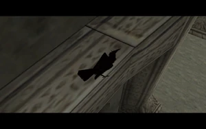 A crow atop the Sanctuary of the Clans in Soul Reaver