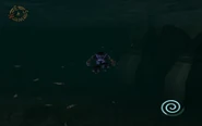 Raziel kicking underwater (SR2)