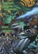 Dumah with the Council (Defiance Comic).