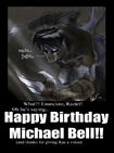 Michael bell s birthday card by spectraljin