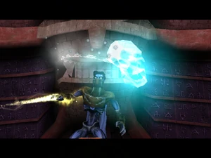 Cutscene: First altar activation (Blue version)