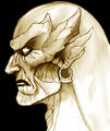 Concept art of Kain wearing the Signet Ring (SR1).