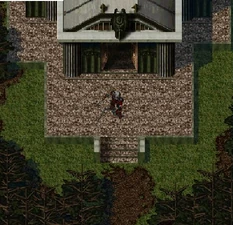 The entrance to Kain's Mausoleum in Blood Omen