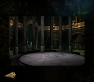 Bonus material art of the Subterranean Ruins and Pillars Chamber (SR2).