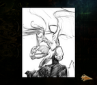 Bonus material concept art of Janos (SR2).