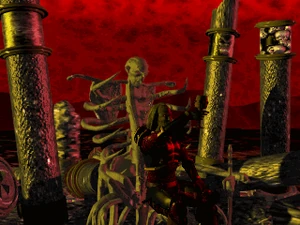 Kain's throne in the bad ending of Blood Omen