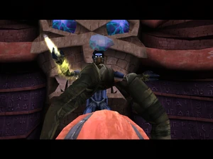 Cutscene: First altar activation (Blue version)