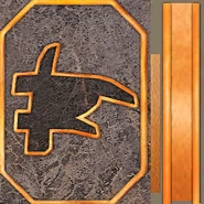 The texture of the skull lock