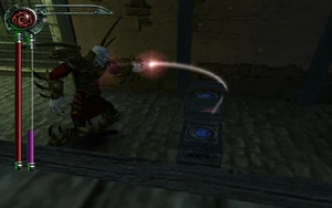 Kain opening a Blue Lore Coffer