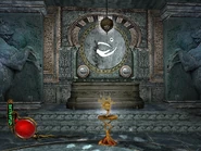 The initial location of the Carved Stone Skull