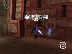 The US Air Forge demo ring menu with placeholder icons