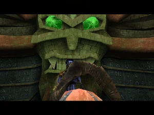 Cutscene: Third altar activation (Green version)