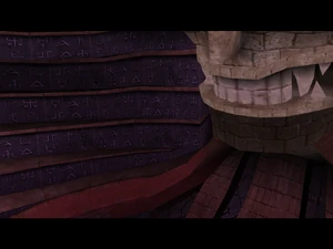 Cutscene: First altar activation (Blue version)