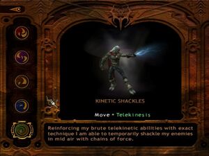 Kinetic shackles