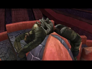 Cutscene: The First Heart altar (Blue version)