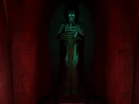 The Raziel statue...
