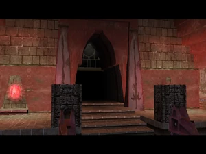 Cutscenes: First Air plinth and Cracked door