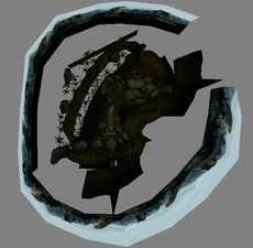 wide passage at sub-ruins entrance