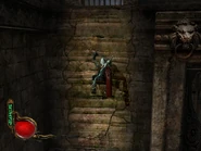 Kain scaling a wall in Defiance