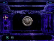 Reverse of the Silver Half of Vorador's Crest in the inventory