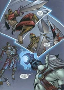 Sarafan Swordsmen in Defiance comic