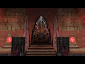 Cutscenes: First Air plinth and Cracked door