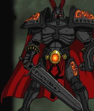 Glyph Knight with Broadsword concept art