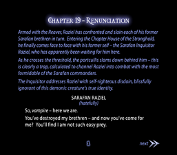 SR2 Dark Chronicle: Renunciation