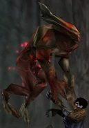 An Adult Turelim impaled by Raziel