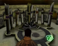 The Pillars area in game