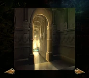 Bonus material art of the Subterranean Ruins and Pillars Chamber (SR2).