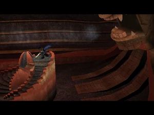 Cutscene: Second altar activation (Red version)