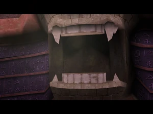 Cutscene: First altar activation (Blue version)