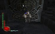 Kain using Mist to cross a gate in Defiance