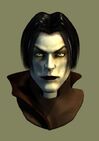 Render of the vampire Raziel's face (SR1).