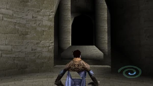 The passage to the original alpha Fire Forge location...