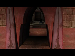 Cutscenes: First Air plinth and Cracked door