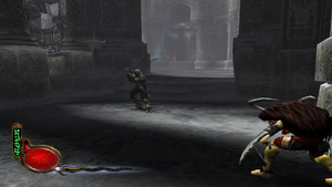 Feral Male using Bone Rain ability