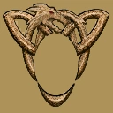 Texture of the golden half of the crest