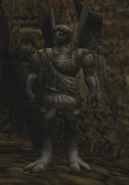 An inanimate Vampire Golem